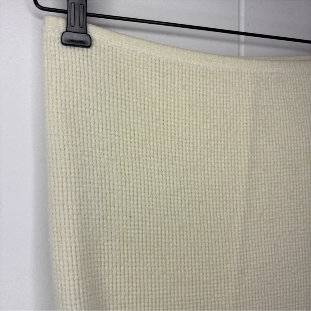VINTAGE Cozy JE. Morgan Pale Butter Yellow Thermal Waffle Knit Baby Blanket Gift